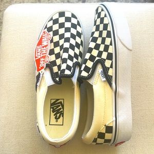 Vans slip ons - never worn. Womens 7.5